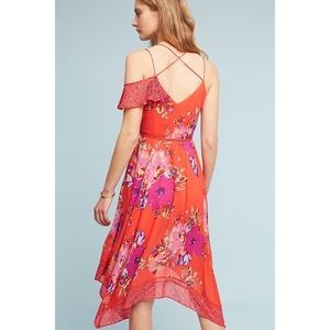 Anthropologie Maeve Grecia Ruffle Dress